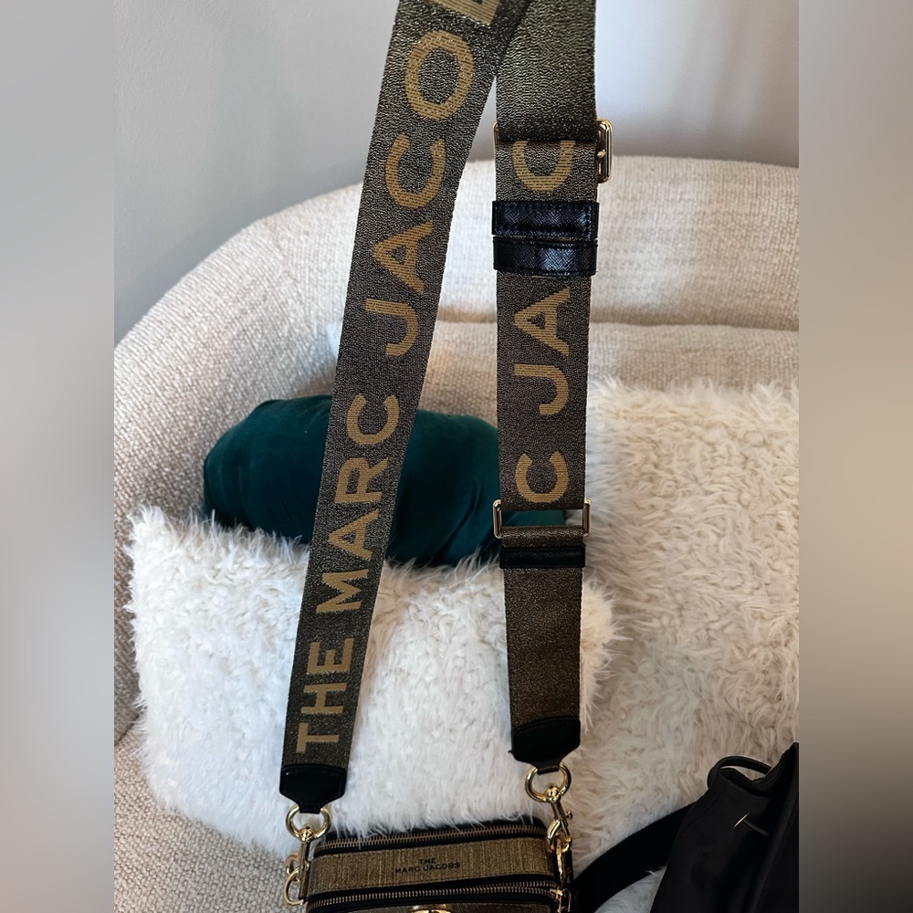 Marc Jacobs Crossbody Bag with Black and Gold Strap